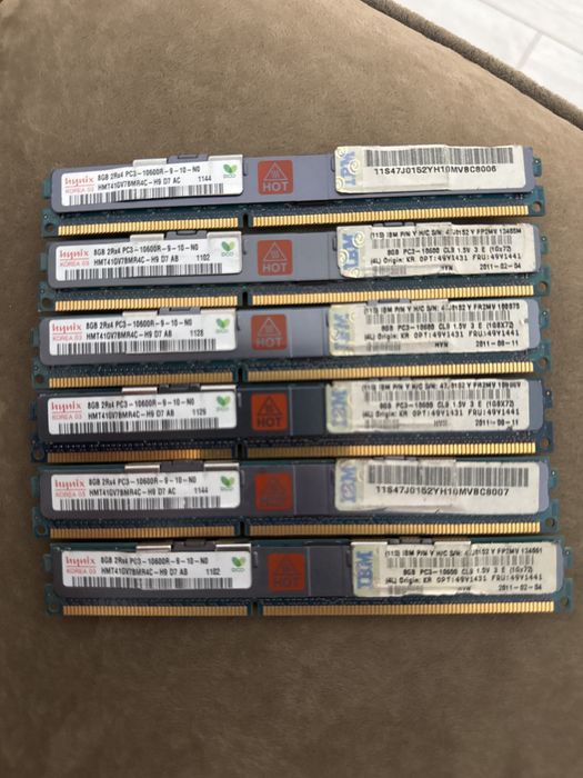 Memorie Ram server 48GB (6x8GB) DDR3-1333 PC3-10600 2Rx4 ECC RDIMM