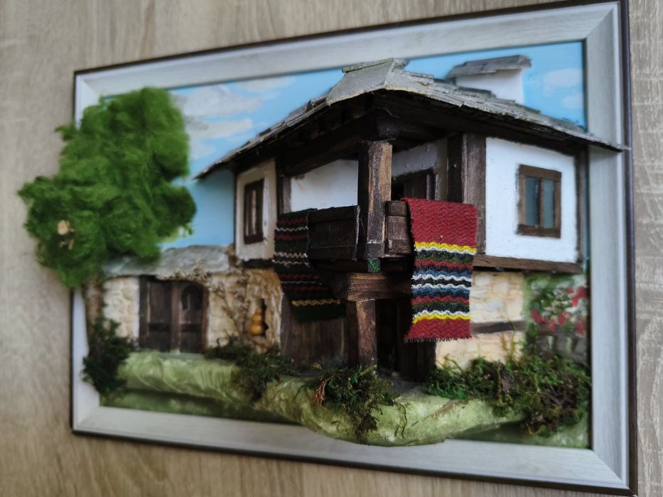 3D картина - Възрожденска къща