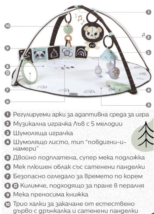 Tiny love активна гимнастика Black&White Decor