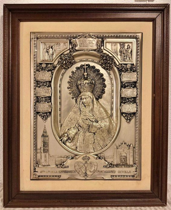 Icoana argint - La Virgen de la Esperanza Macarena