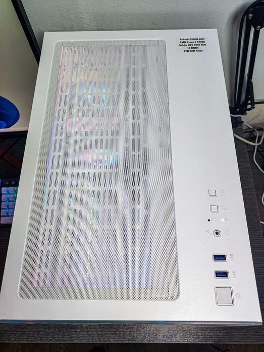 Нов! Ryzen 7 5700X, RTX 5060, 16GB RAM, 1TB SSD Nvme