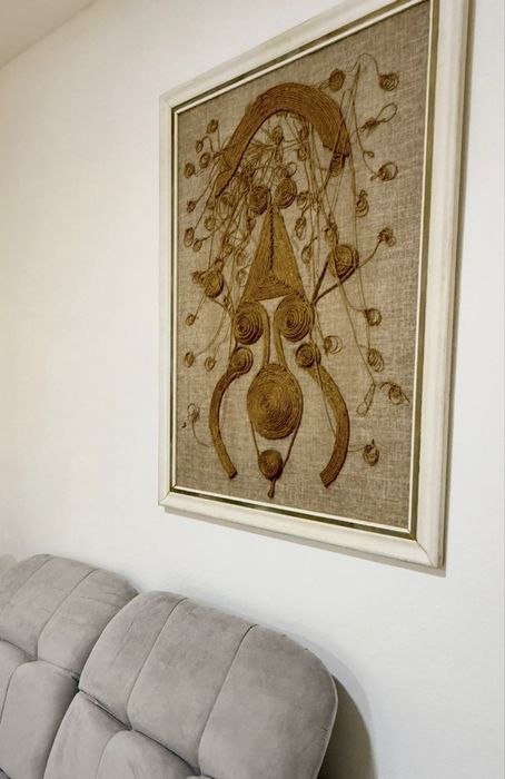 Tablouri decorative handmade din sfoară de iută – design unic, natural