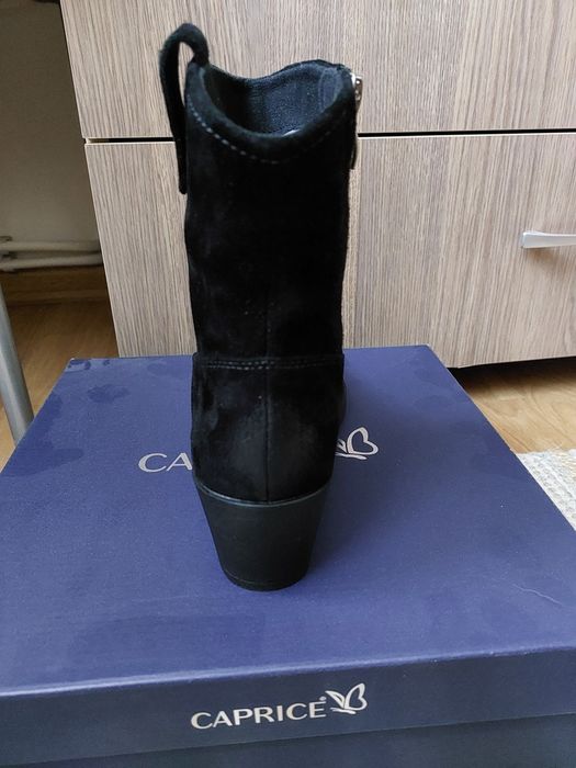 Cizme piele întoarsă negru, noi ,39