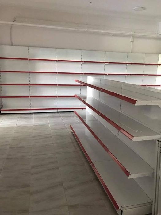 Rafturi metalice magazin 220x90 cm, 5 polițe rezistente, raft sup