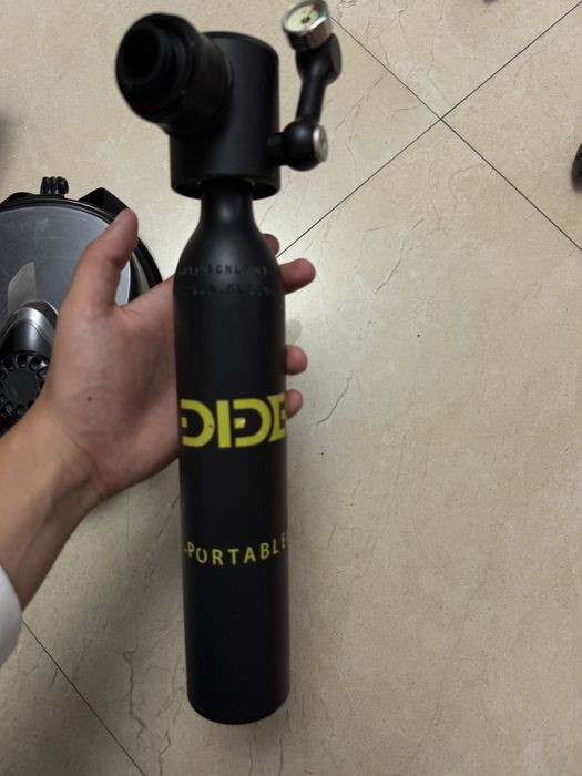 Vand masca scufundari Dideep cu mini butelie de scufundare 0.5l 10-14 minute timp de respirare sub apa