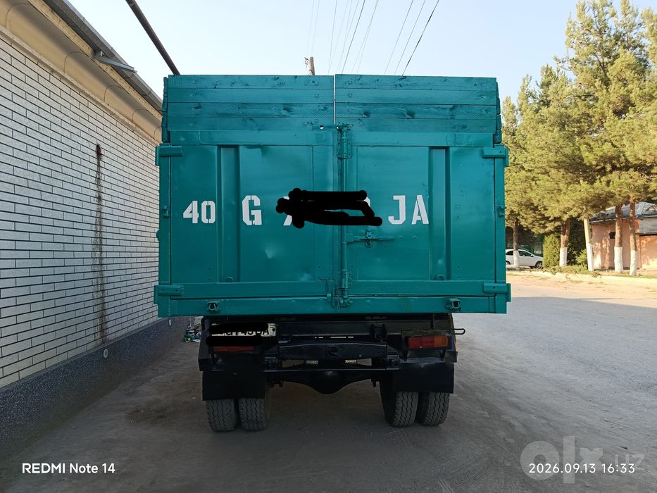 1986 йил газ 53 ўзимни номимда узи агдарувчи янги терилган мошина
