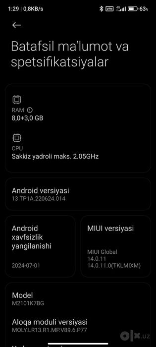 Redmi not 10s ideal