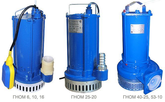Погружные насос для сточных вод типа «ГНОМ»