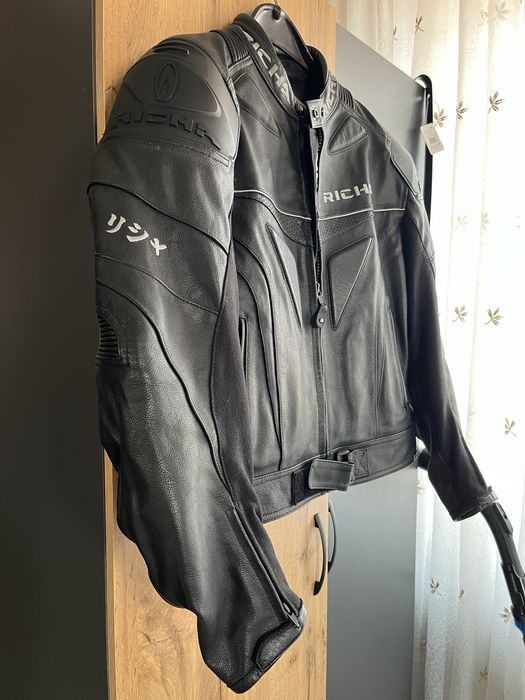 Кожено мото яке 44 размер