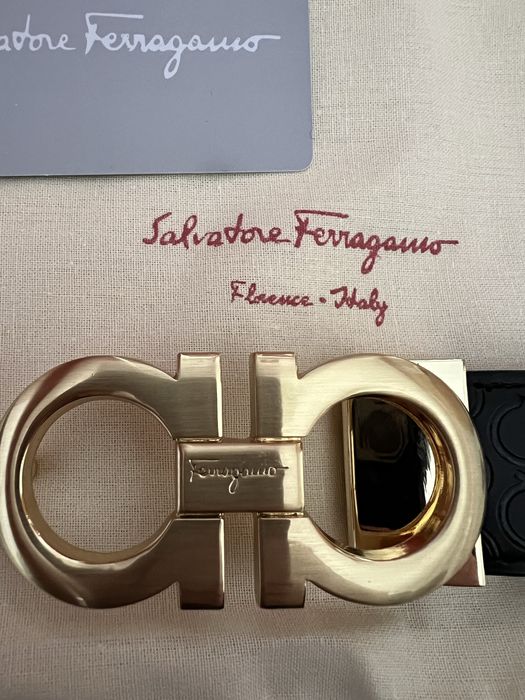 Curea Ferragamo Gold 115cm Full Box