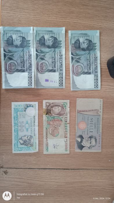 Vând lire italiane