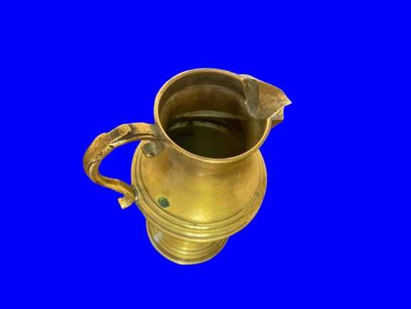 РАЗПРОДАЖБА - 15€. Винтидж Месингова Кана с богато украсени детайли