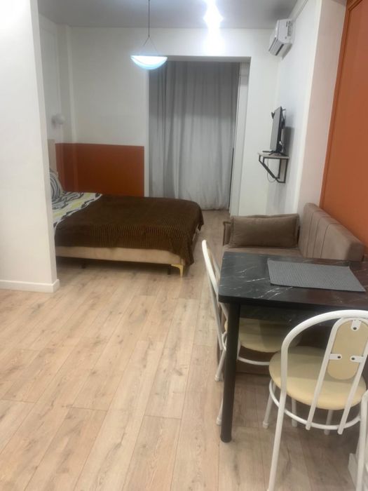 Современная студия с тропическим душем посуточно