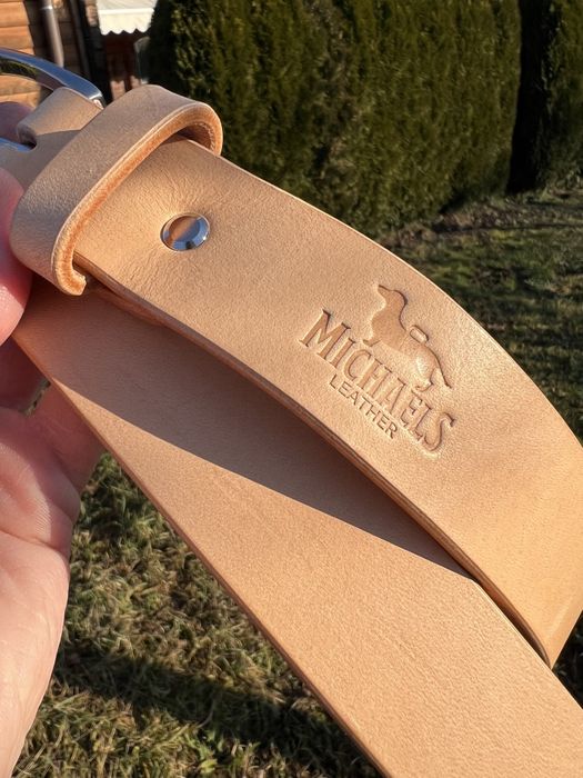 Curea handmade din piele naturala