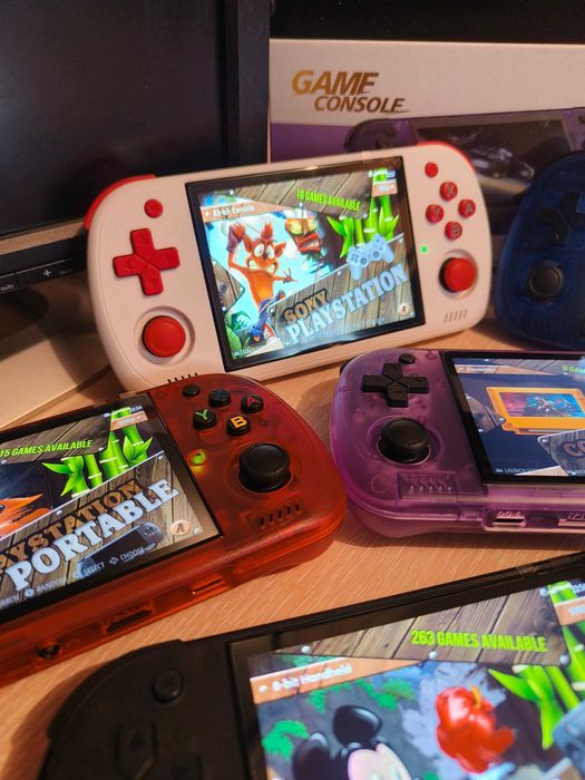 1Г ГАРАНЦИЯ R36H Pro Max ArkOS ретро конзола с 1 GB RAM Nintendo Sega PlayStation GameBoy Linux Mega Drive DS Super XBox Portable GTA Vice City 5 R36s