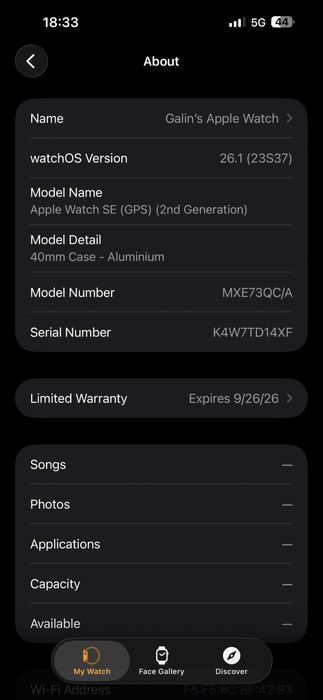 Apple Watch SE(2nd) 40mm GPS