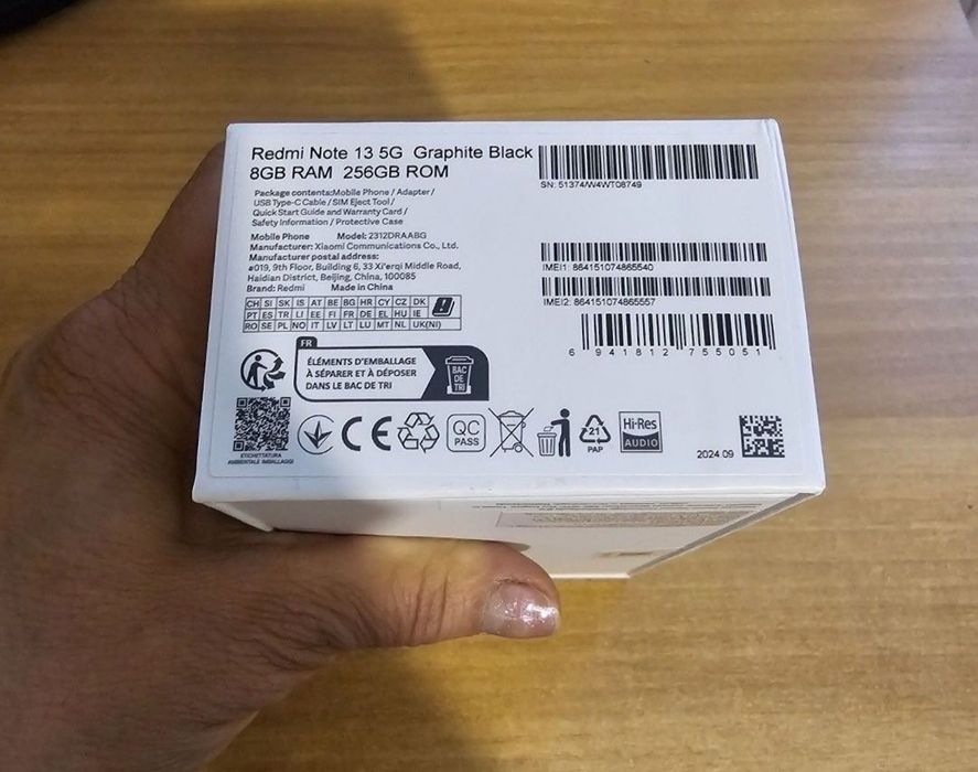 Xaomi Redmi Note 13  GB 256 GB 8 Nou