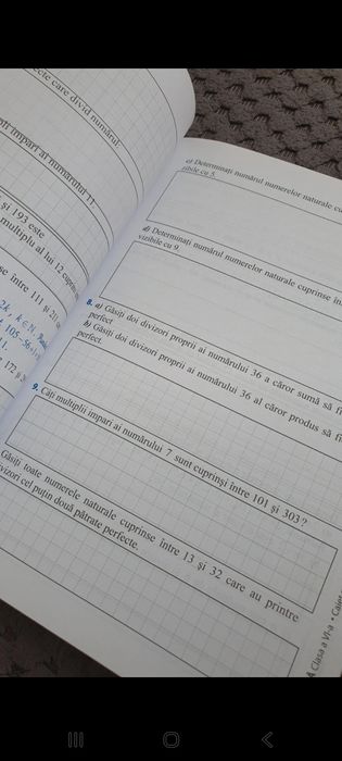 Caiet de lucru clasa a 6 a matematică