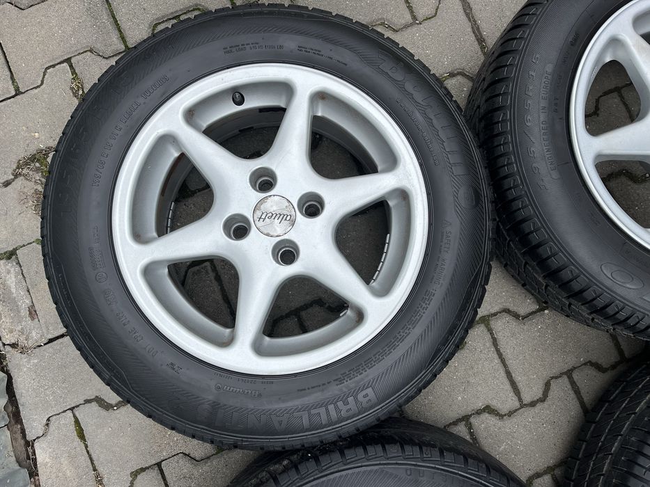 Jante aliaj 4x108mm, anvelope vara 195/65 R15, Citoren, Peugeot, Ford