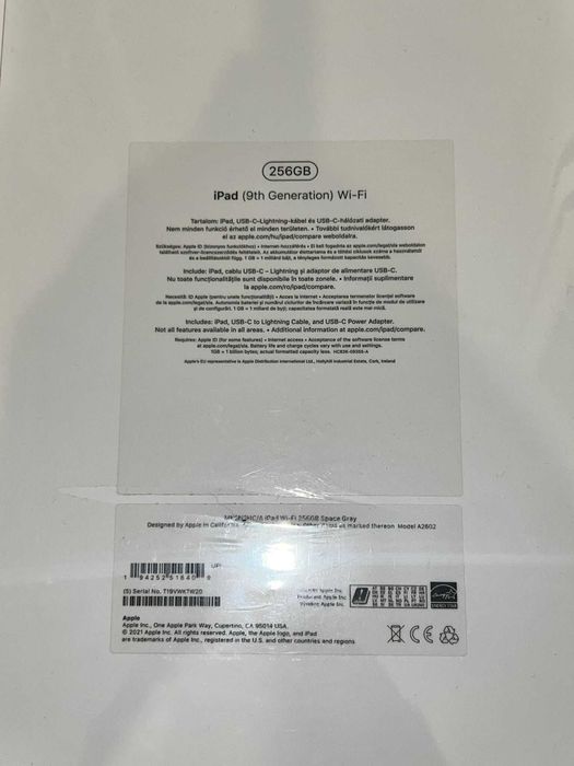 Apple iPad 10.2 (2021) (9th gen) 256GB