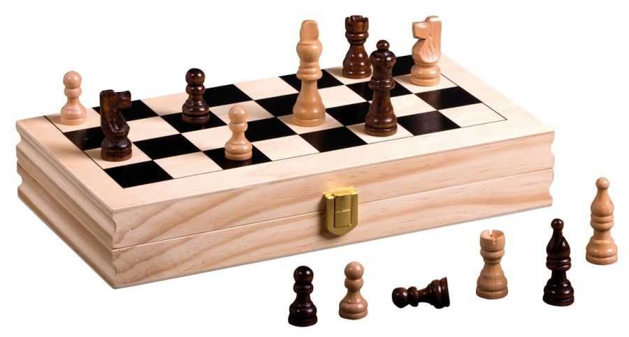 НОВО ШАХ-МАТ от дърво • Piatnik® Wooden Chess Set "ECO"