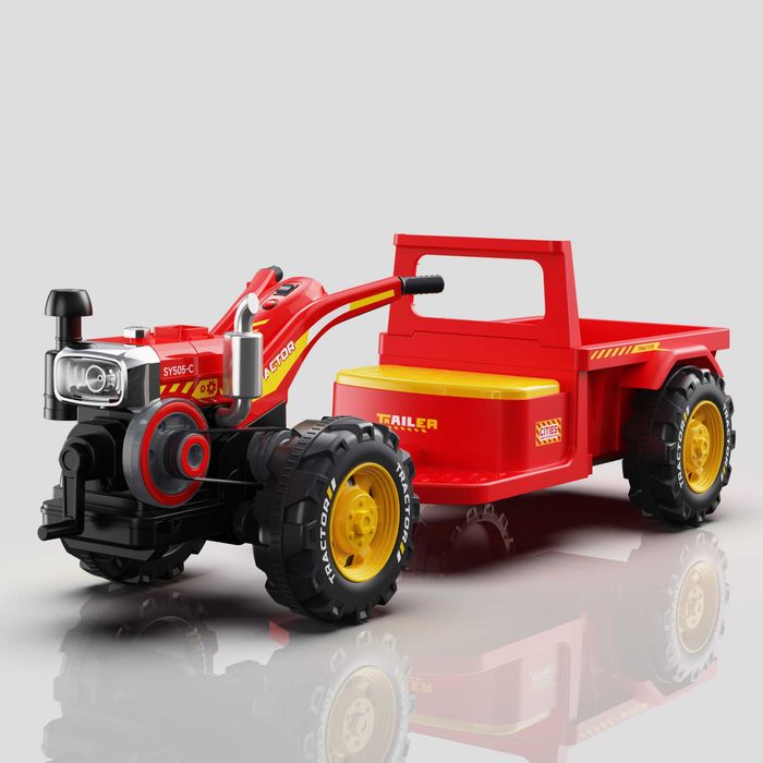 Motocultor electric pt.  copii, Kinderauto BJLW1288 2x 35W 12V, RC#RED