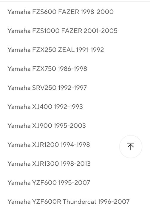 Степенки Yamaha FZ6R FZ1 XJR предни