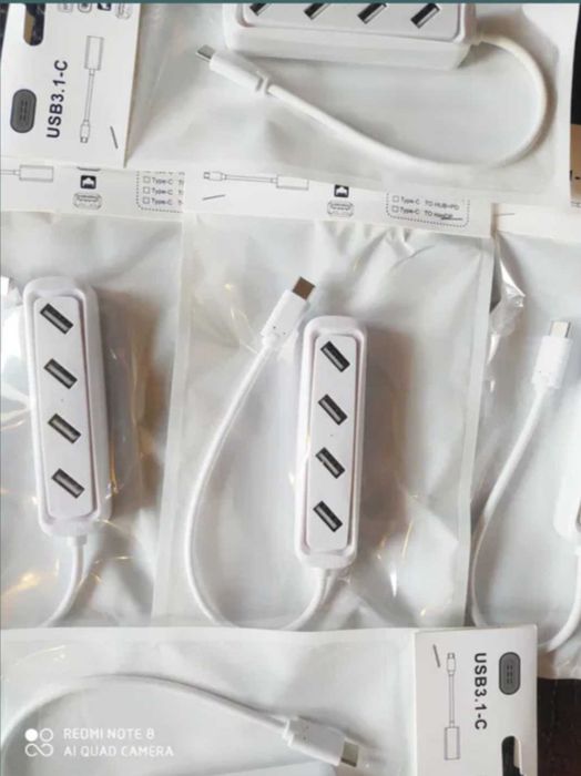 Переходник Type C на USB Порта для MacBook. Алматы.