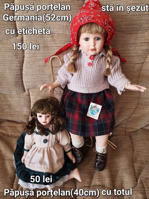 Păpuși porțelan deosebite
