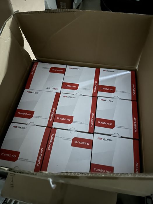 Hikvision turbo HD 2mp камери за видеонаблюдение 18бр-50лв/бр
