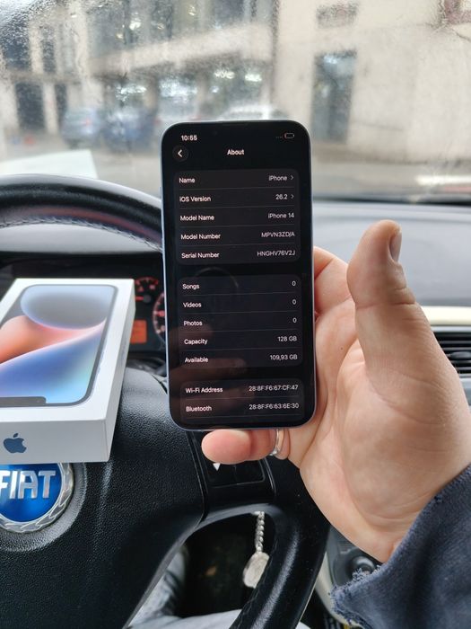 Iphone 14 blue, full box, impecabil