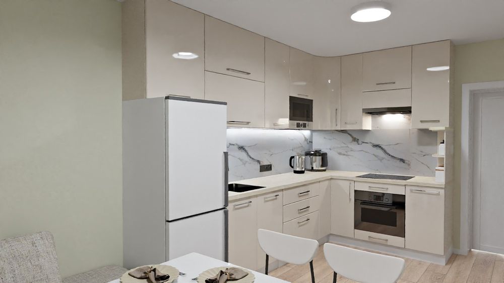 Ремонт под ключ жилых помещений.