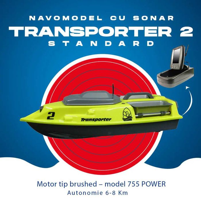 Navomodel plantat cu sonar Toslon TF520 - Transporter 2 STANDARD