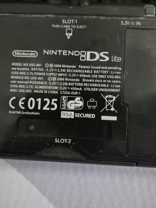 Nintendo ds lite USA,EUR