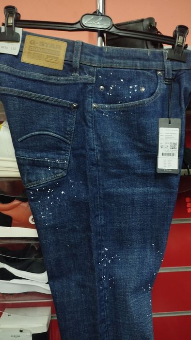 Оригинални дънки G-Star Raw Revend W32 , W33 , W34 , W35 нови мъжки напръскани