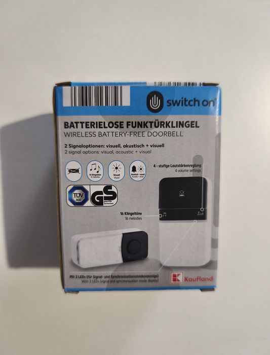 Sonerie wireless, fara baterii. NOU