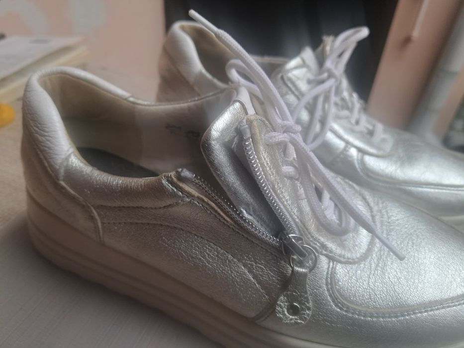 Snikers damă  Waldläufer silver