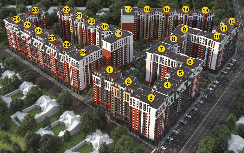 ЖК Камол Констракшн • Сотилади • Хонадон • 62,5 кв/м