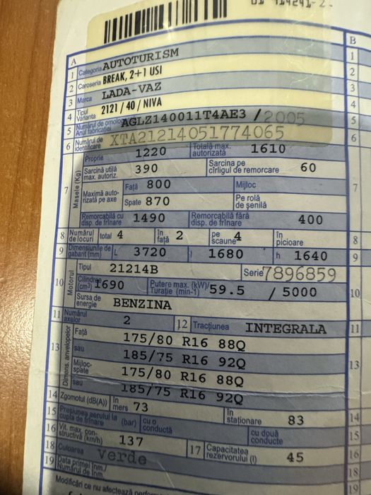 Lada niva vaz 2005 1,8 benzina