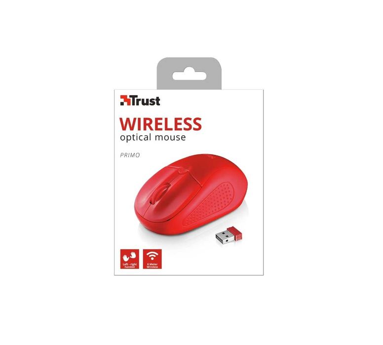 } Мышь Trust Primo WL Red