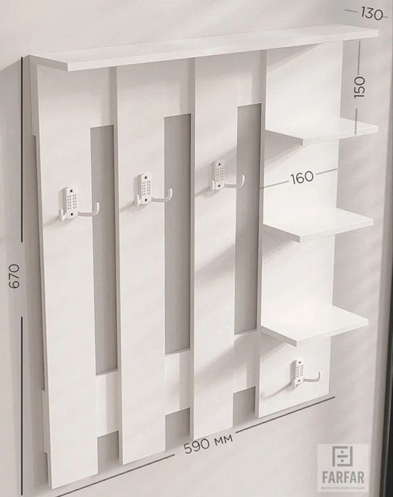 Удобная и дешевая Полка для прихожей