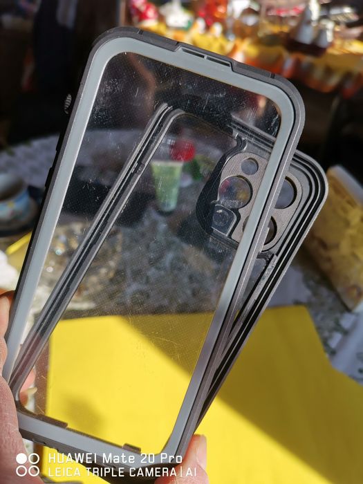 Водоустойчив калъф Body Glove Tidal за iPhone 13 Pro Max - черен/прозр