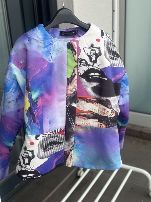 Geaca mov Iselin Dimitri in stare foarte buna