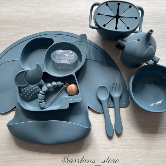 Детская силиконовая посуда