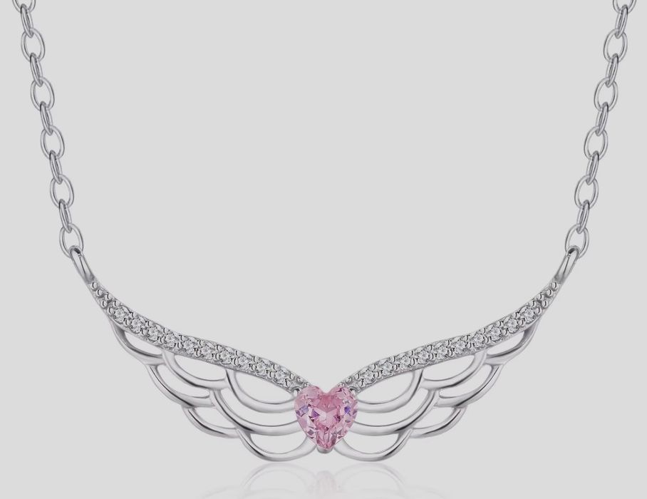 Colier cu Inima Roze