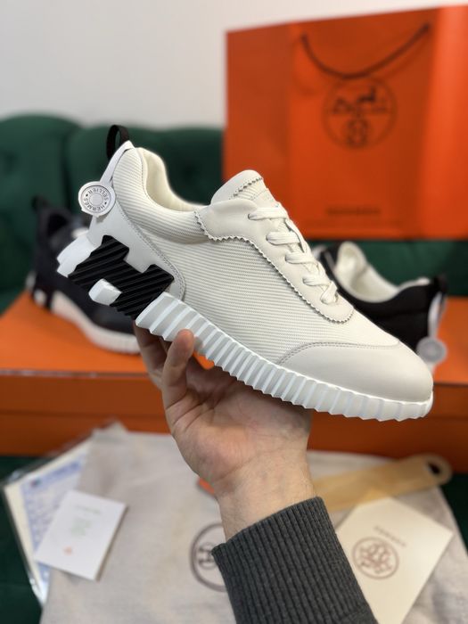 Adidasi Hermes piele naturala 100% Full Box colectie noua