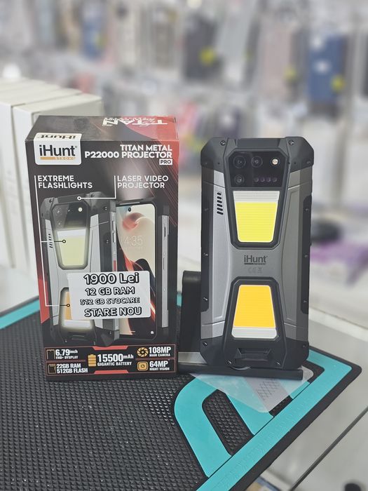 Ihunt Titan Metal P22000 Projector Pro, 12/512 GB, Nou, 2 ani garanție