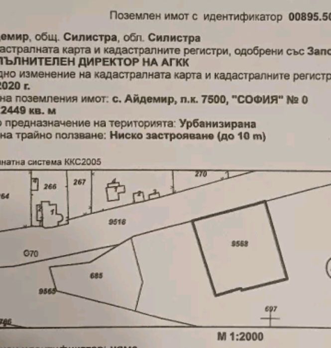 Дворно място в регулация