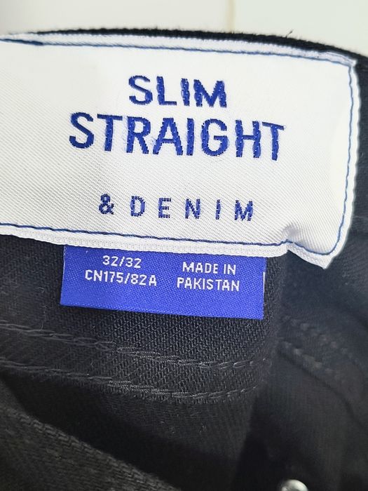 Blugi marca H&M mărime 32 culoare neagra originali made în Pakistan no