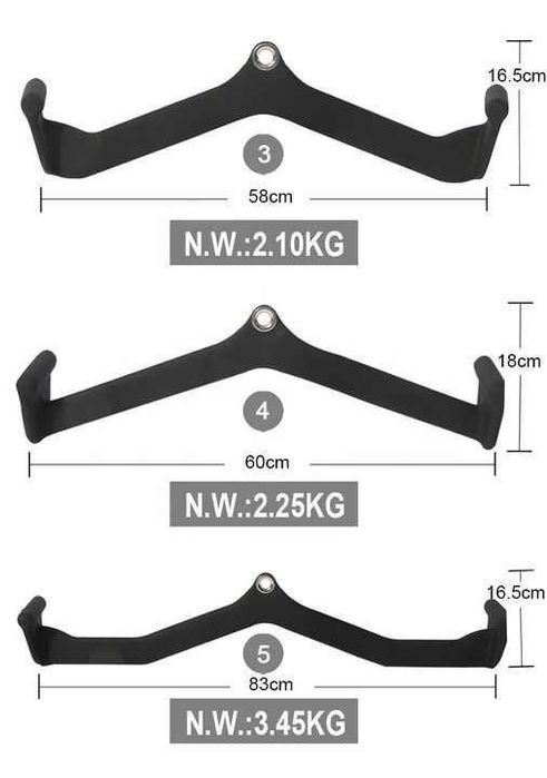 Спортекс Грузоблочный тренажер Комплект рукояток для тяги 1